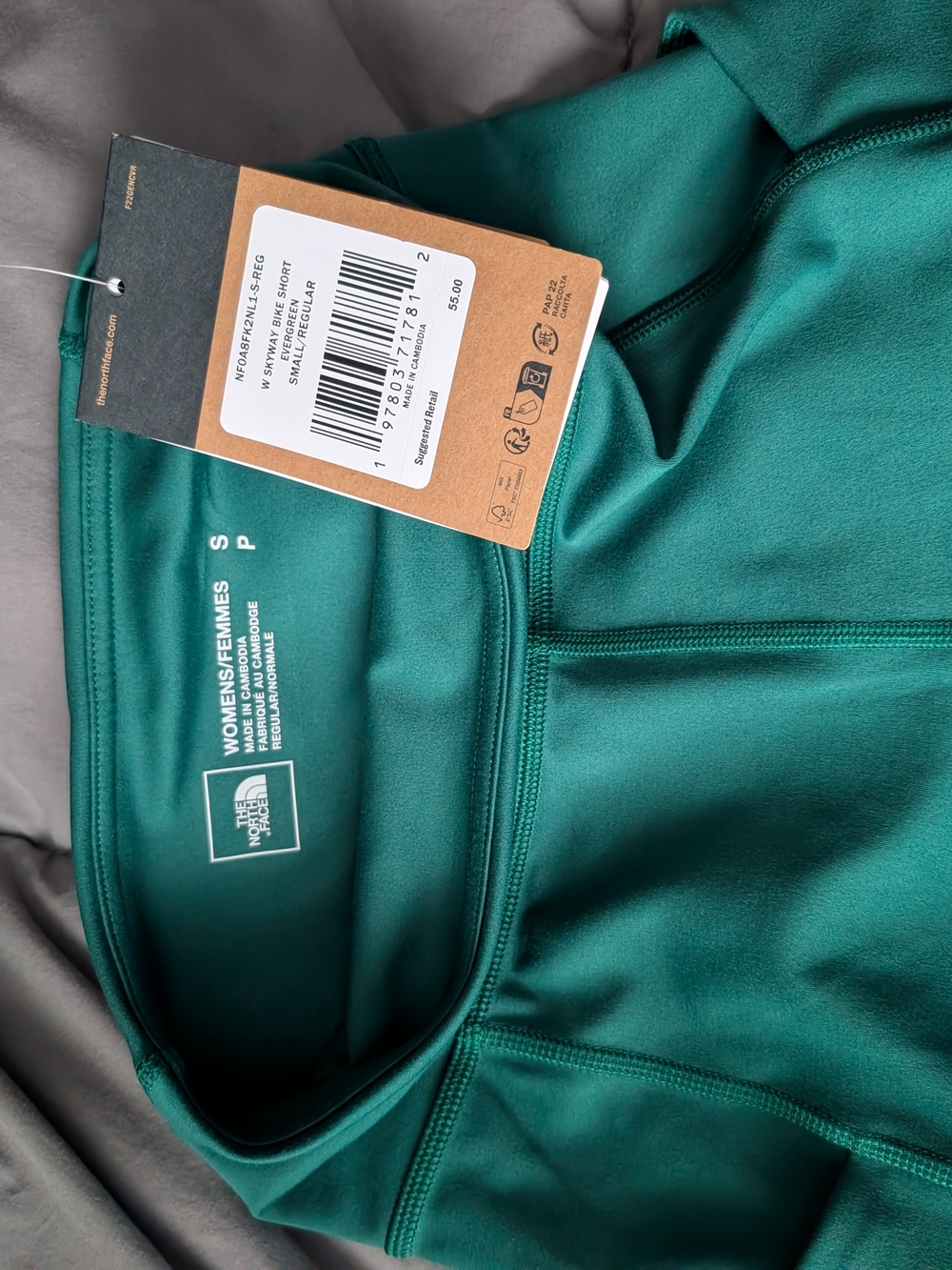 The North Face Women's Teal Performance Zip-Front Top